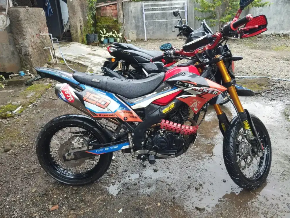Kawasaki D'Tracker mulus surat lengkap full upgrade