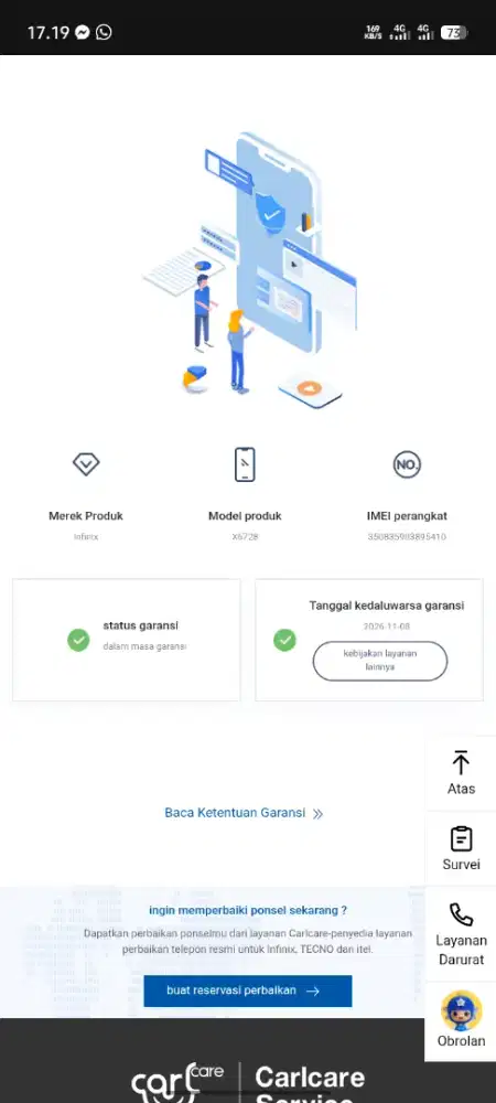 Infinix hot 60i ram 6+6/128