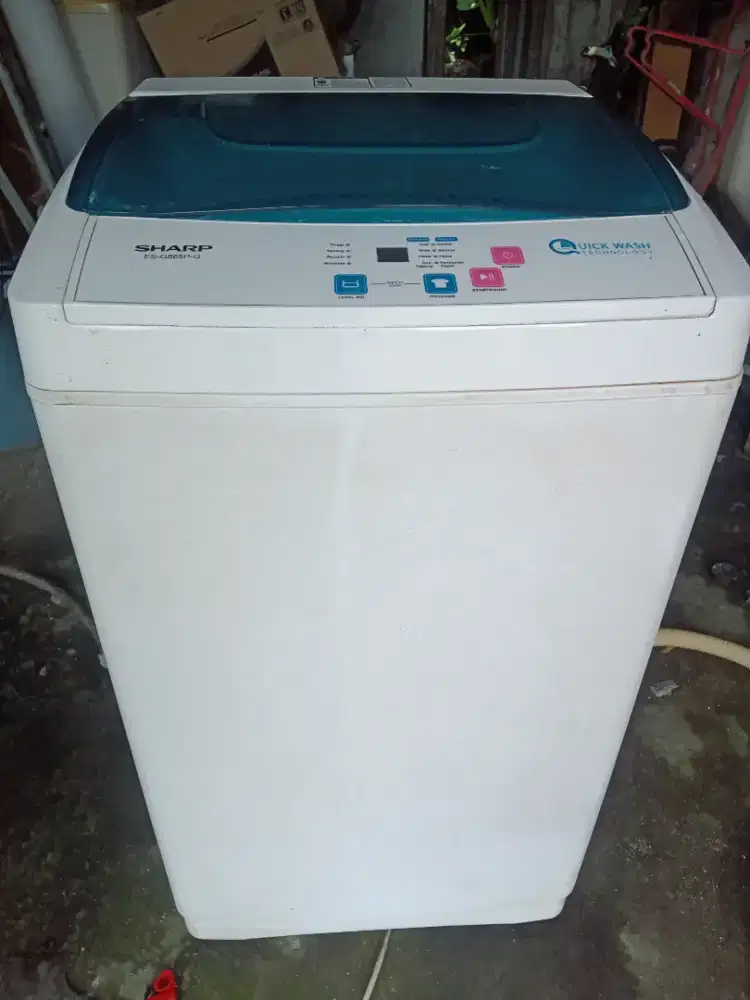 Mesin cuci sharp otomatis 7kg normal baik