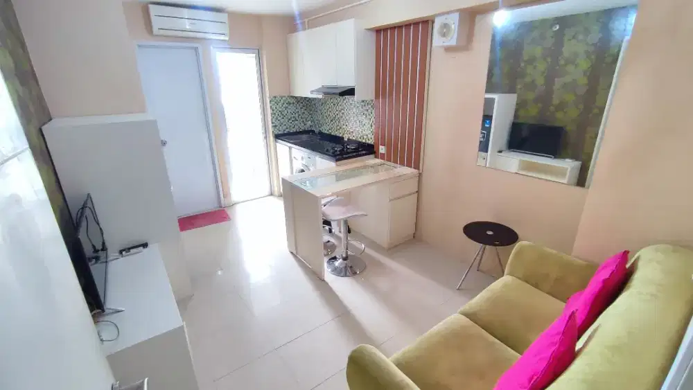 SEWA MURAH BASSURA CITY 2BEDROOM FURNISH PLUS MESIN CUCI