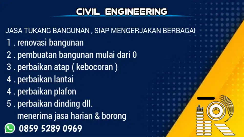 Tukang bangunan & borong