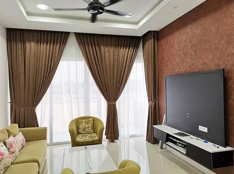 Pasang Tirai Gorden Jendela Gordyn Mewah Hordeng Terbaru Murah