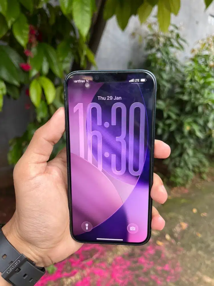 iPhone 13 128GB Midnight Second Full Set Dus/Box Ori & Kabel