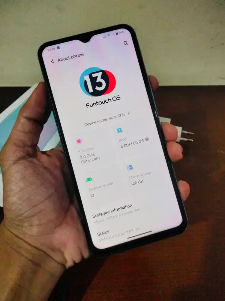 Vivo Y33s RESMI (4/128GB) Midday Dream (bukan refurbish)