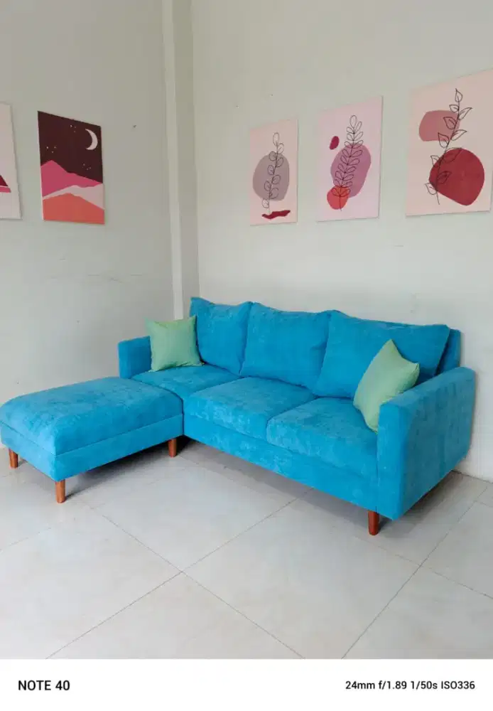 Sofa L Vendita  + meja