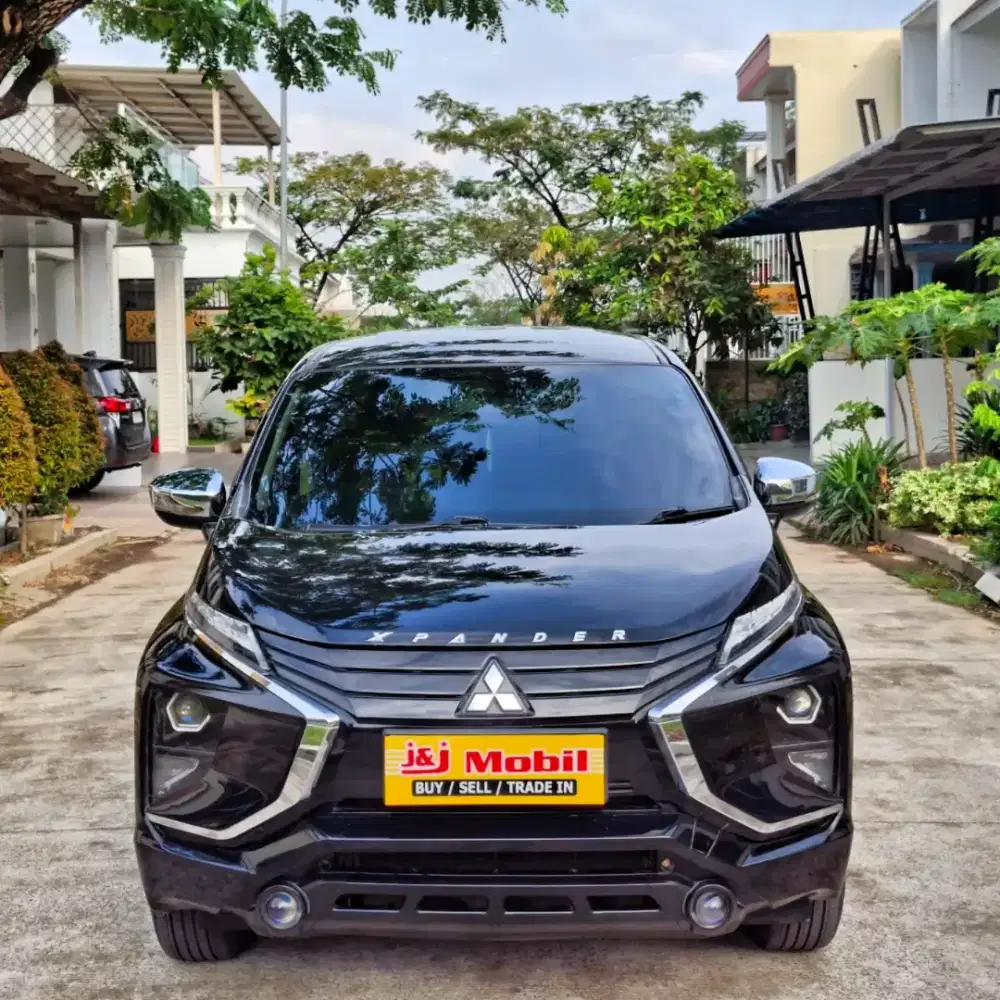 MITSUBISHI XPANDER EXCEED MATIC 2019 NIK 2018 BLACK MICA