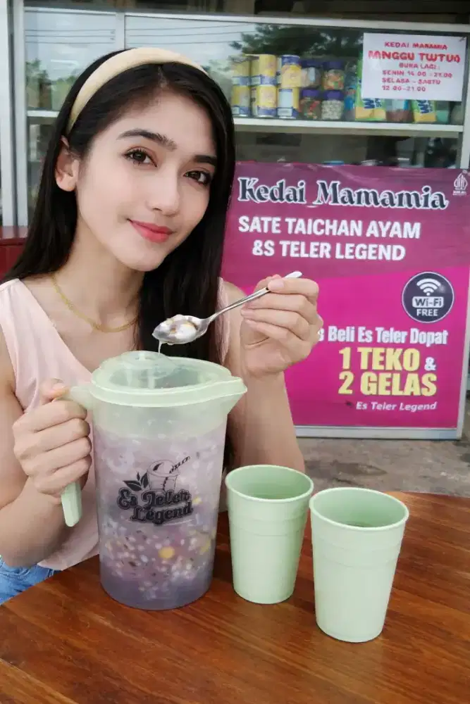 Kedai mama mia 1 Es teller teko Legend