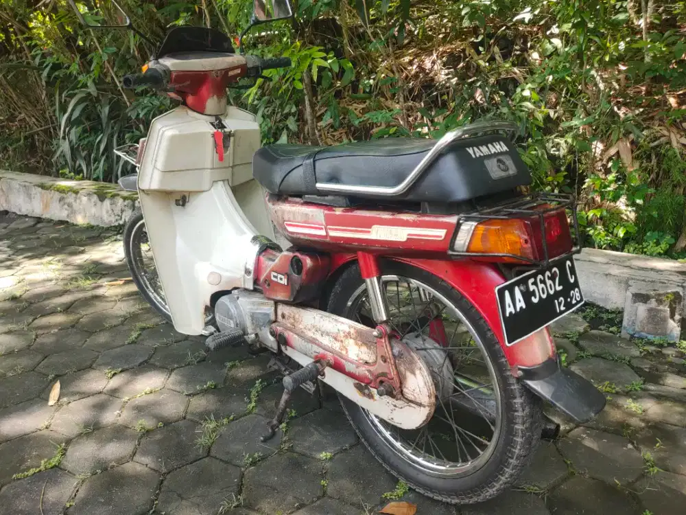 Yamaha V80 Robot Super Deluxe Merah Bravo Pitung Astrea V75 Orisinil !
