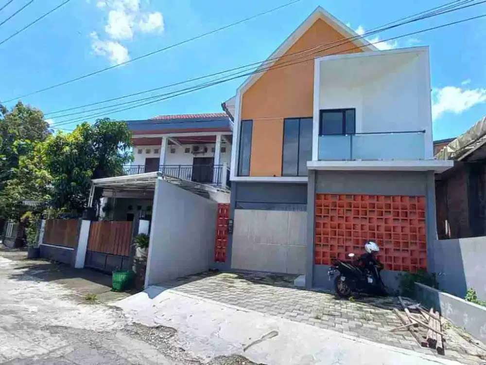 Rumah baru scandinavian lokasi strategis jogja utara