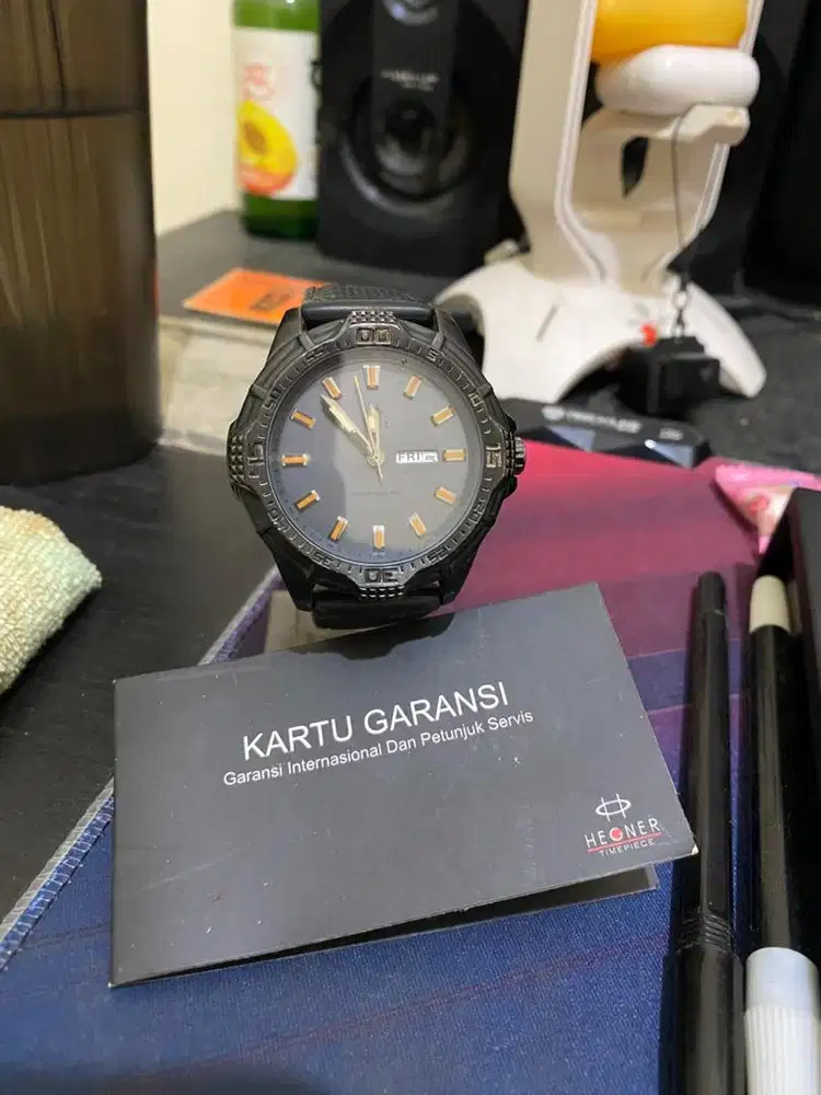 JAM HEGNER SPORT HW analog Rubber BLACK Original Resmi