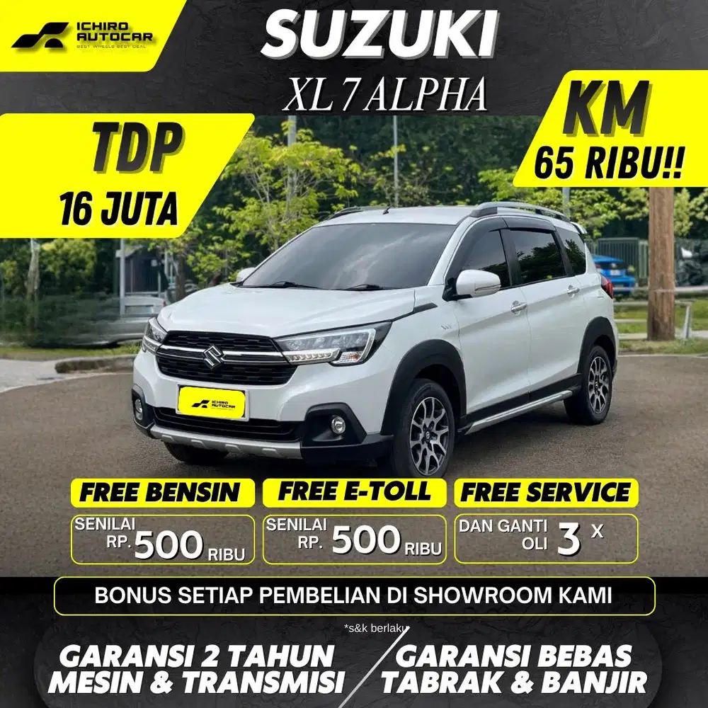 SUZUKI XL7 ALPHA 2022 KM 65RB PAJAK 06.26 PLAT B GANJIL