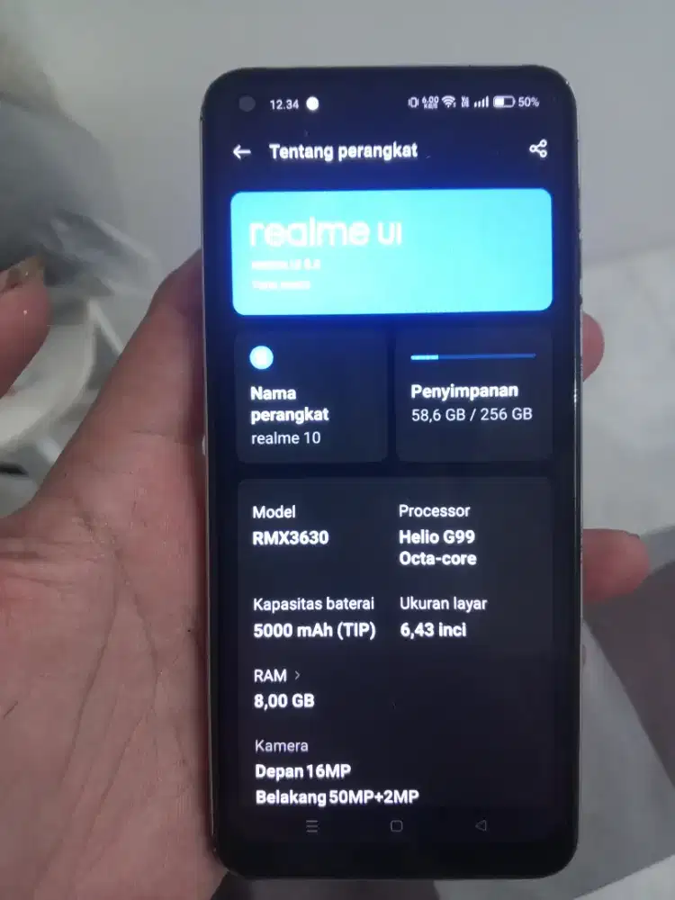 Realme 10 8/256gb batangan normal
