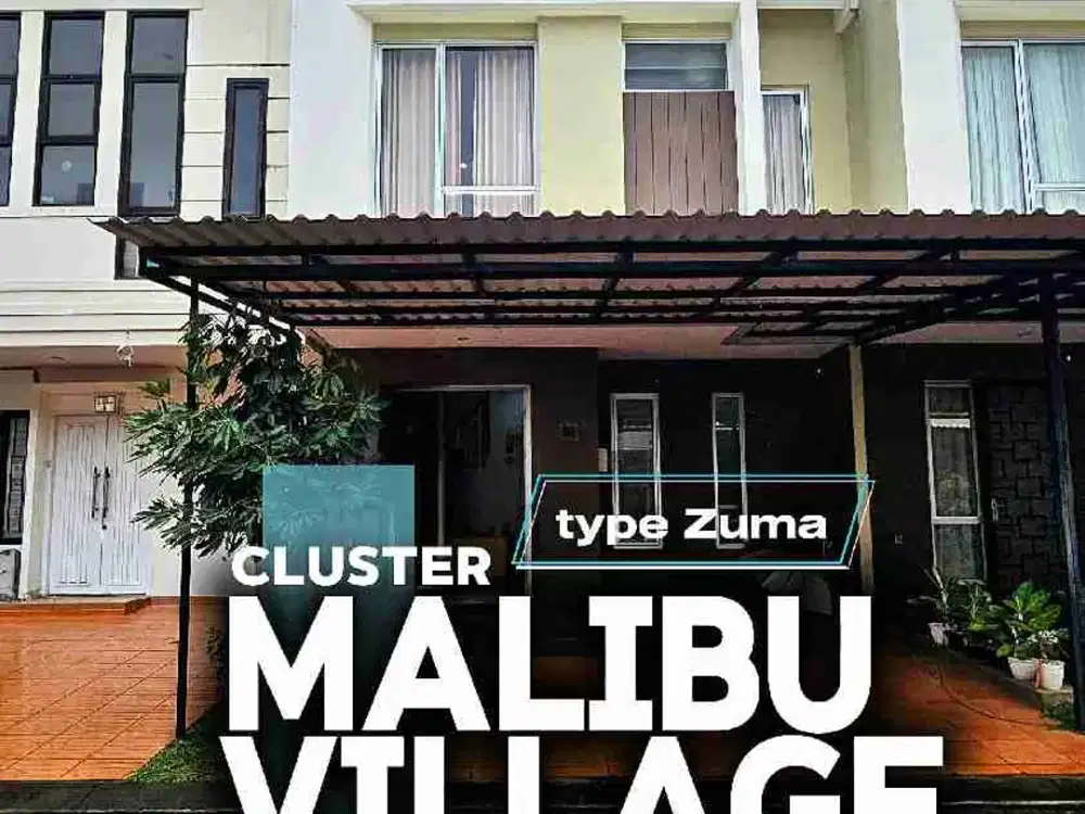 dijual rumah Furnished siap huni di Malibu village gading serpong