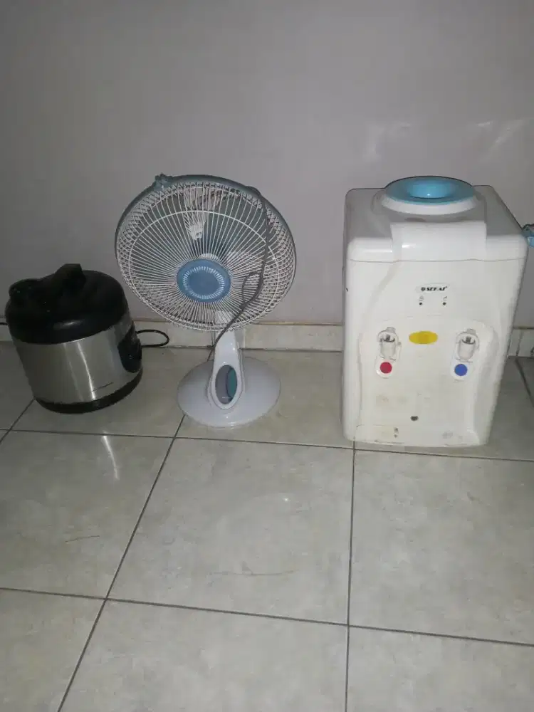Magic com, Dispenser & Kipas angin 3brg normal Rp.250rb