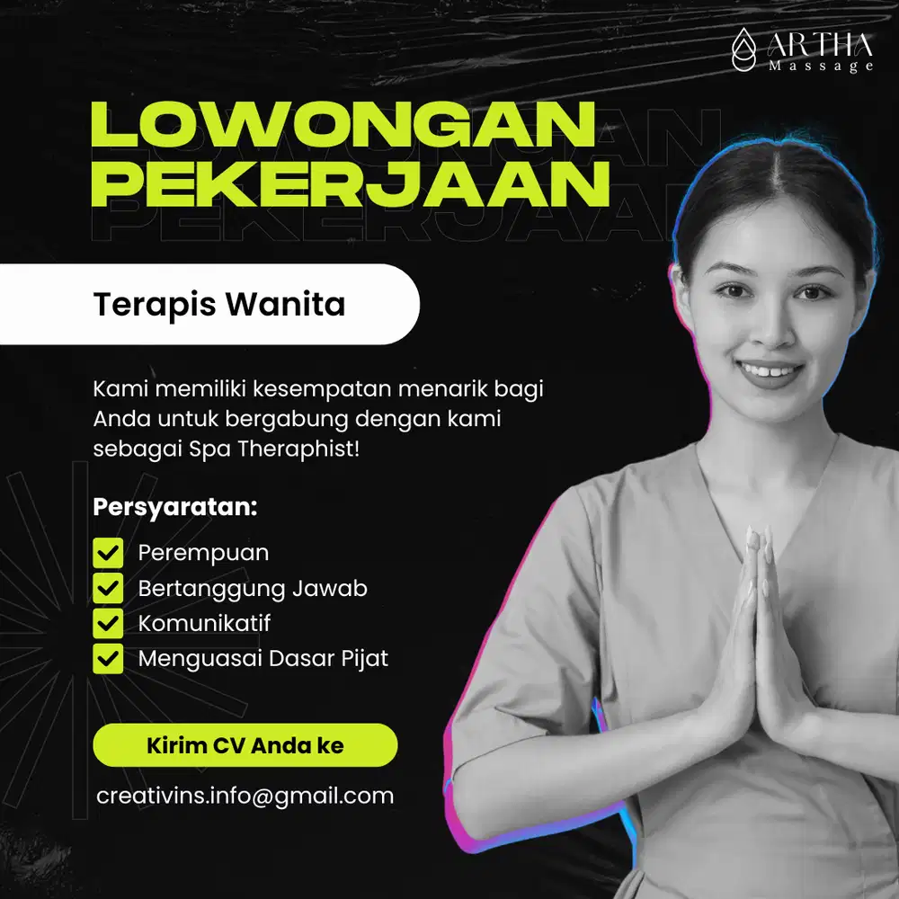 Lowongan Kerja Terapis Wanita