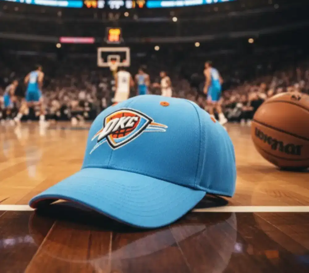 Topi Basket Remaja/Anak OKC THUNDER NBA Fan Favorite Original Second