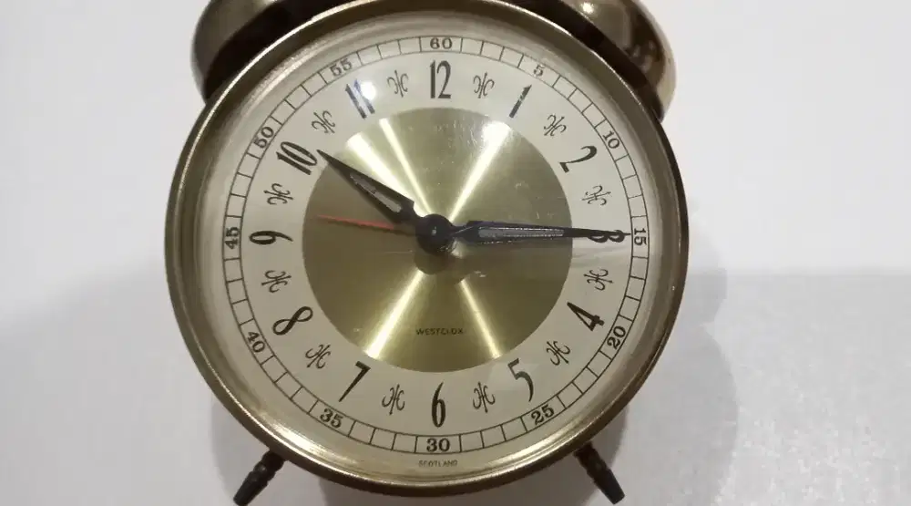 Jam alarm Westclox made in Scotland