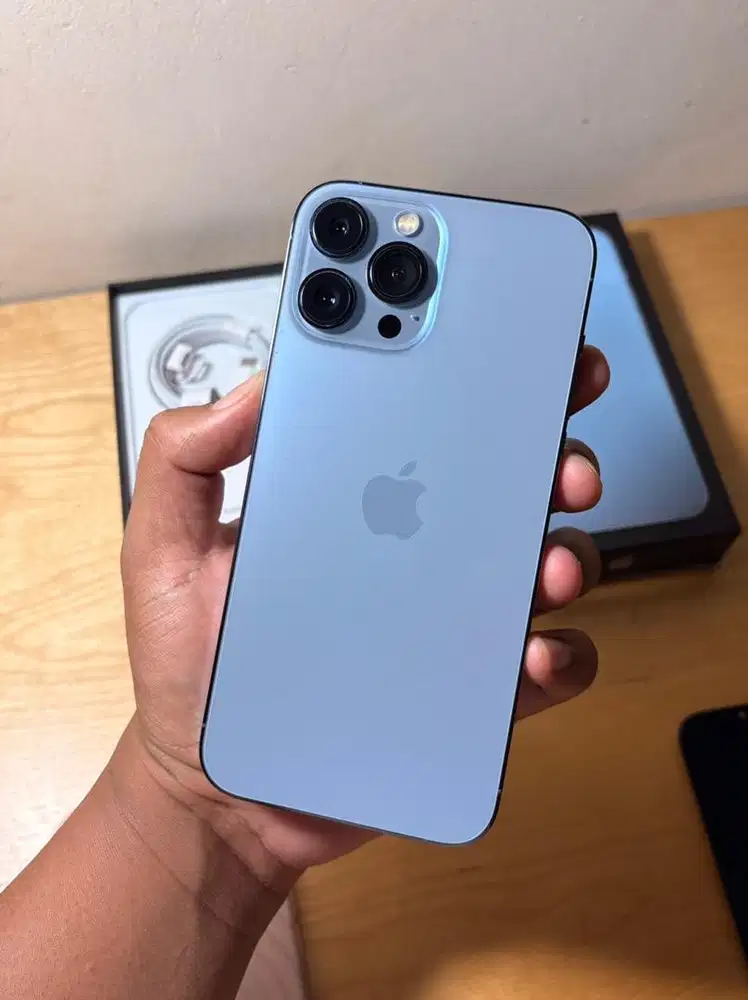 iPhone 13 Pro Max 128GB Inter Bisa Semua kartu Mulus | Siera Blue