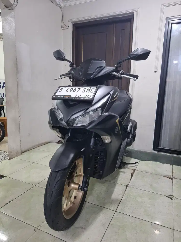 YAMAHA AEROX CONECTED S ABS 2020, HITAM DOFF ISTIMEWA