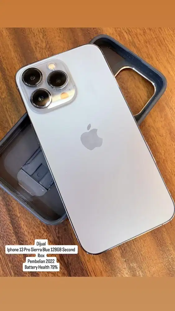Iphone 13 Pro Sierra Blue 128GB Second Ibox