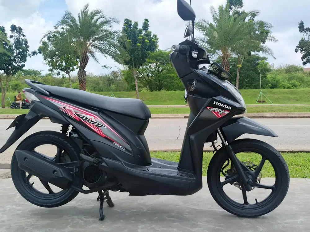 Honda beat Fi 2014 stater tokcer halus mulus orsinil