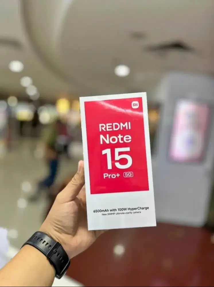 REDMI NOTE 15 PRO + 5G NEW . GARANSI 2 TAHUN & GUFT BUDS 6 PLAY
