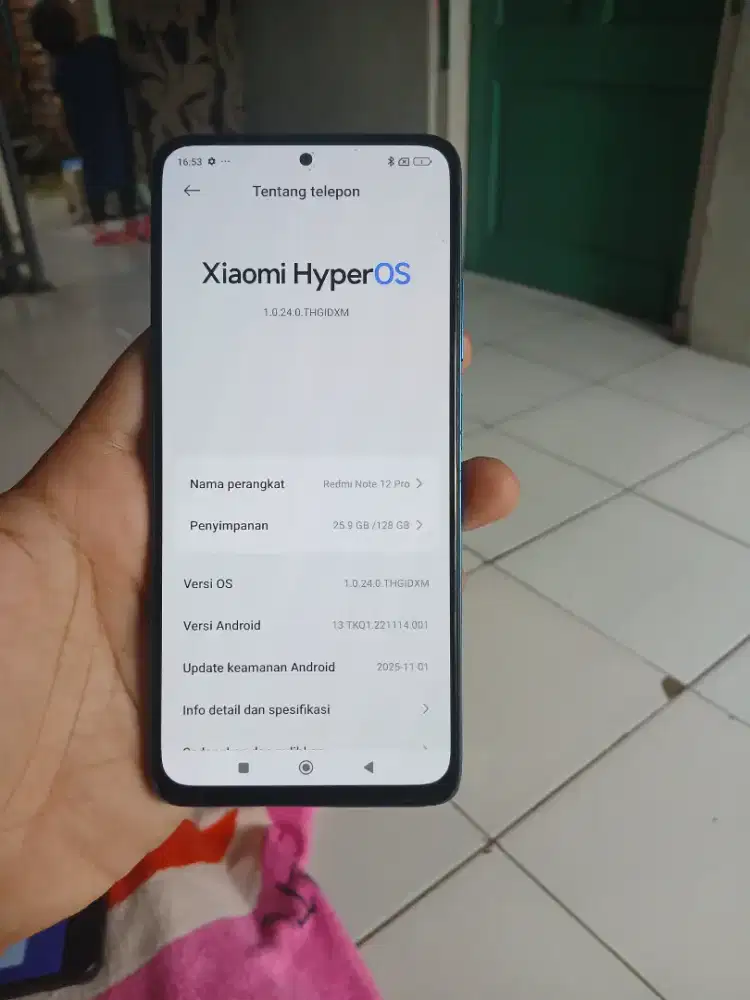 Redmi note12 pro ram6/128gb