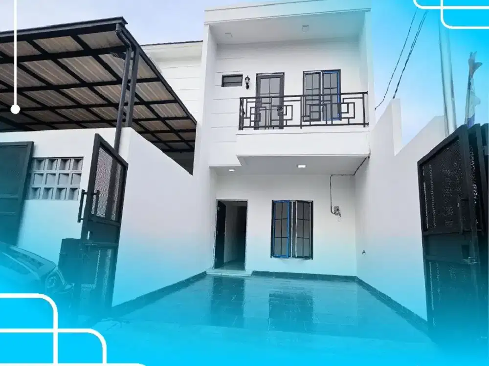 DIJUAL RUMAH MEWAH BARU DI CIRACAS JAKARTA TIMUR 2 LANTAI DAN 1 LANTAI MINIMALIS MODERN