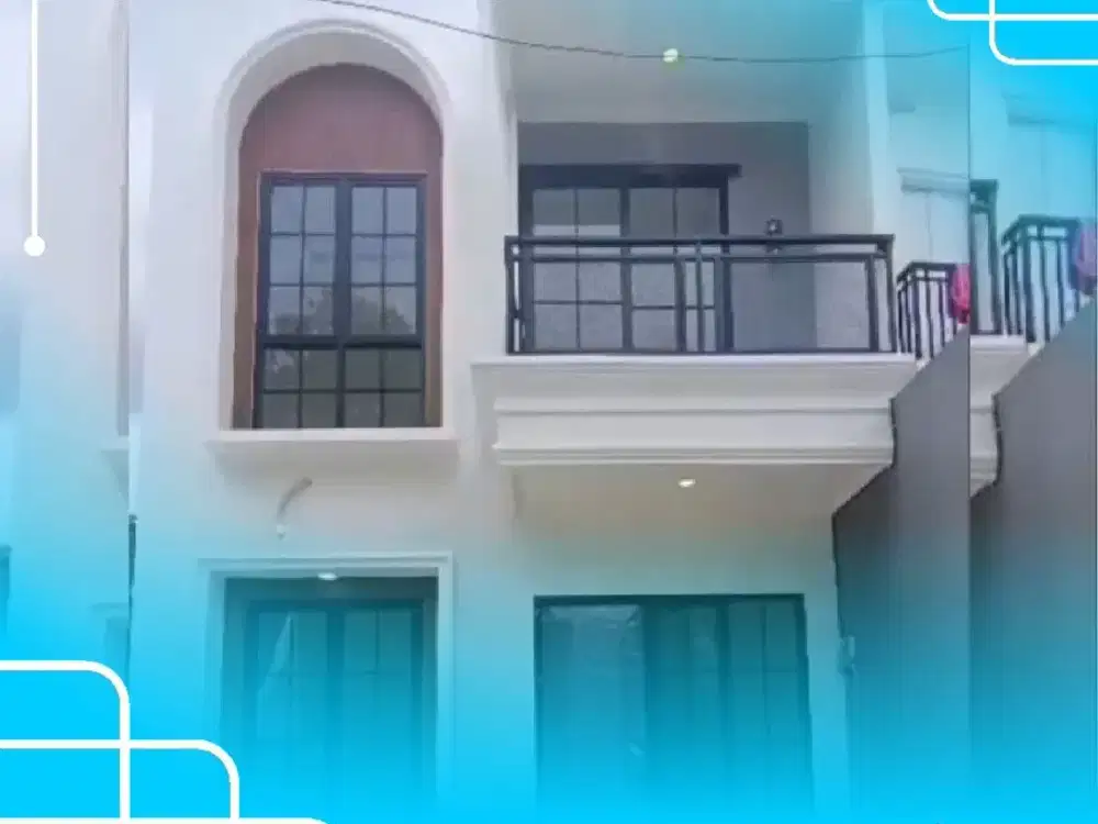 Rumah MEWAH TROPICAL CLASSIC [Hook] Dekat Stasiun Lenteng Agung Jagakarsa Jakarta [TWIN]