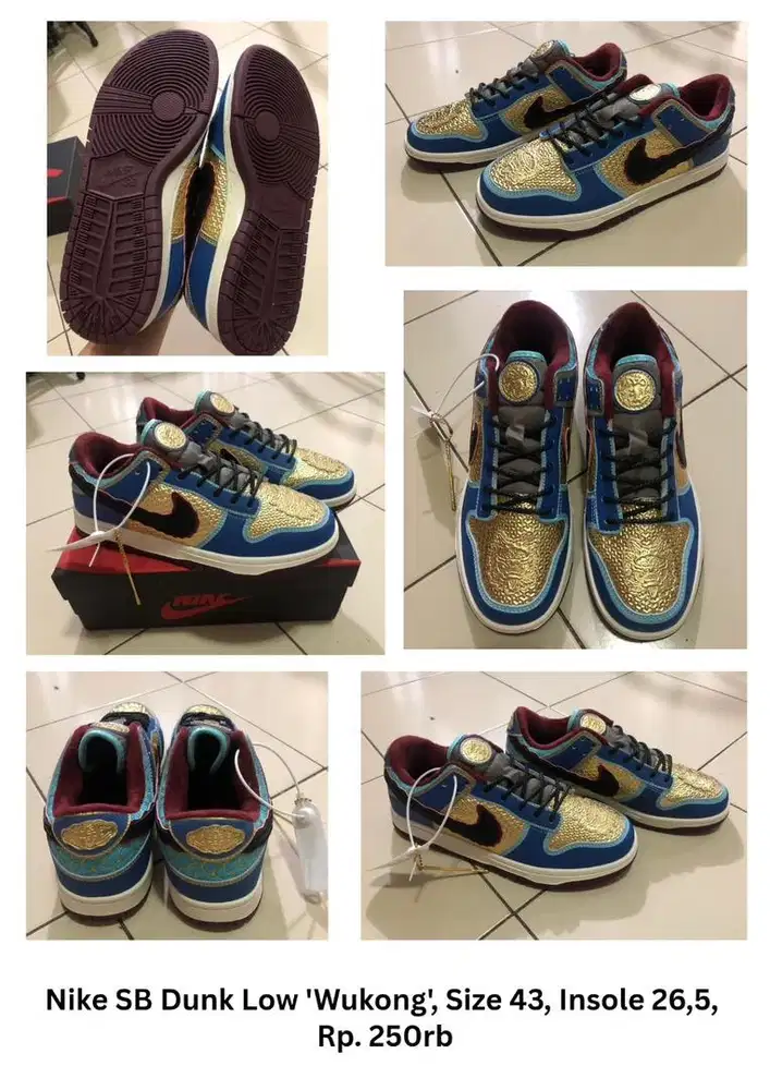 Sepatu nike AF1, AJ1 & box
