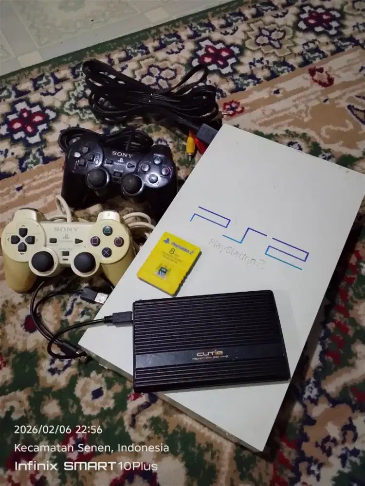 Ps2 FAT LIMITED EDITION HDD 80GB tinggal pakai