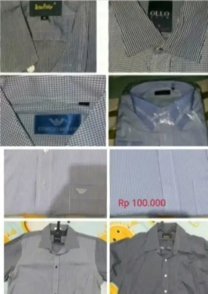 Kemeja panjang ukuran XL