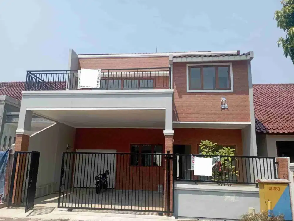 Rumah Siap Huni Bagus 10 menit Tol dan LRT Cibubur lokasi di Perumahan Raffles hills cibubur