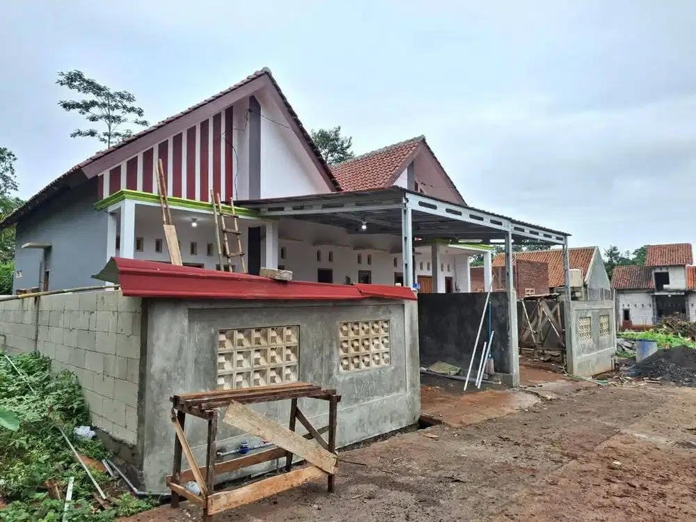 Rumah Murah bonus pagar kanopi di gunung pati semarang
