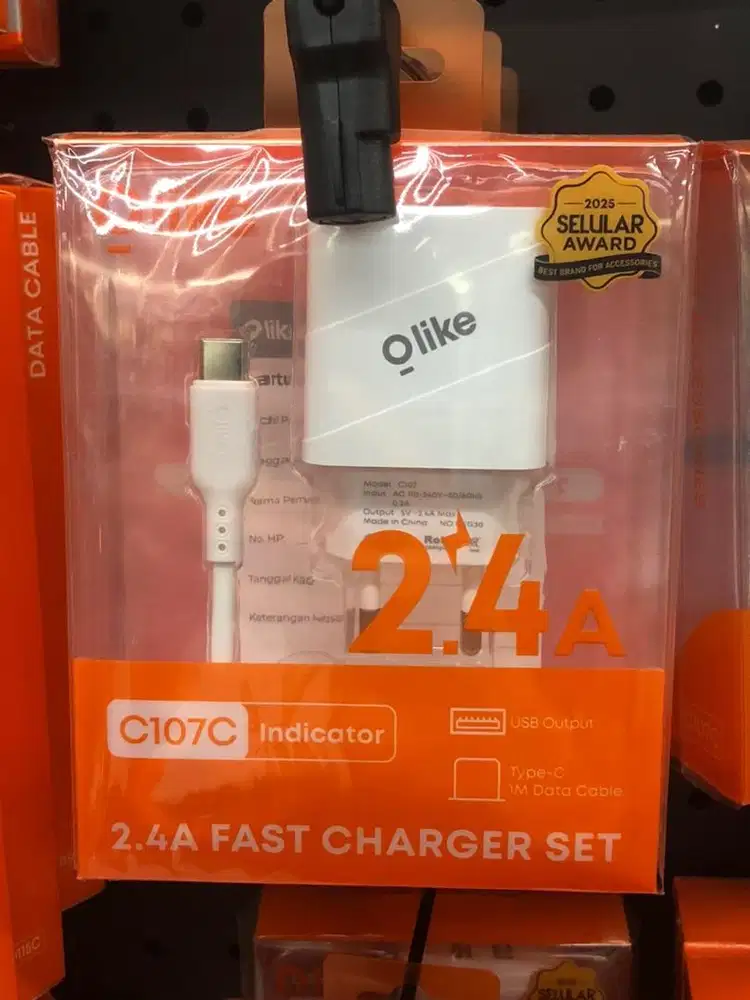 Promo charger type c olike C107C