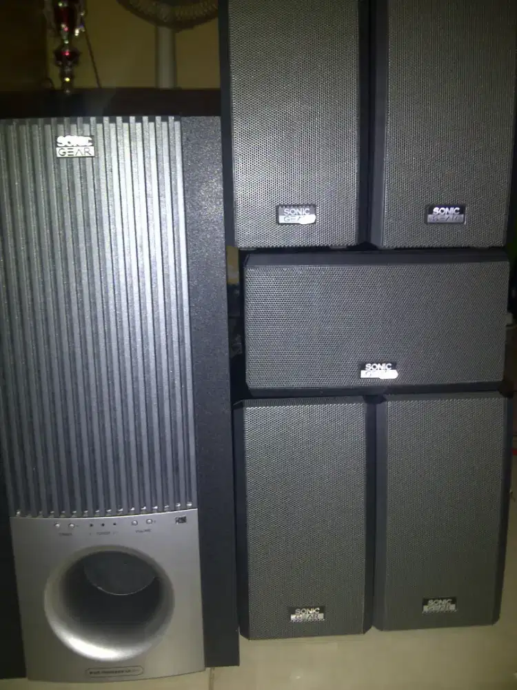 Sonic Gear Speaker Subwoofer Home Theater 5.1