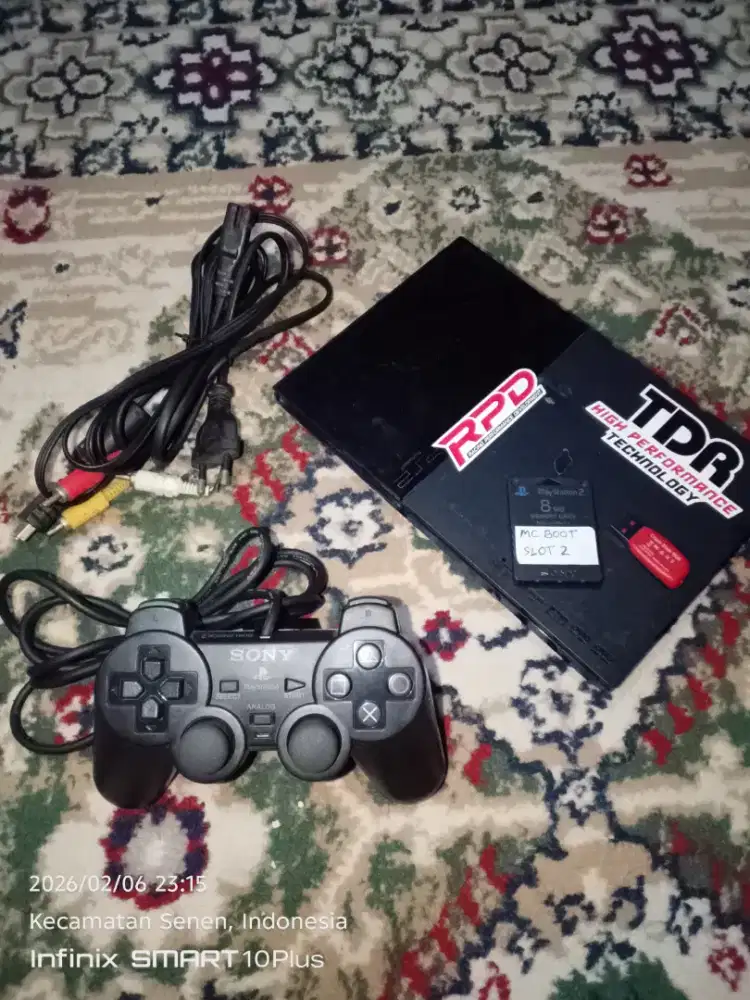 Ps2 slim mcboot flashdisk 16GB 10 game