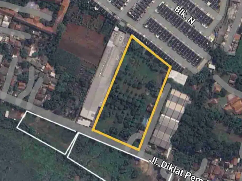 Lahan Strategis Jl.Diklat Pemda Curug Tangerang