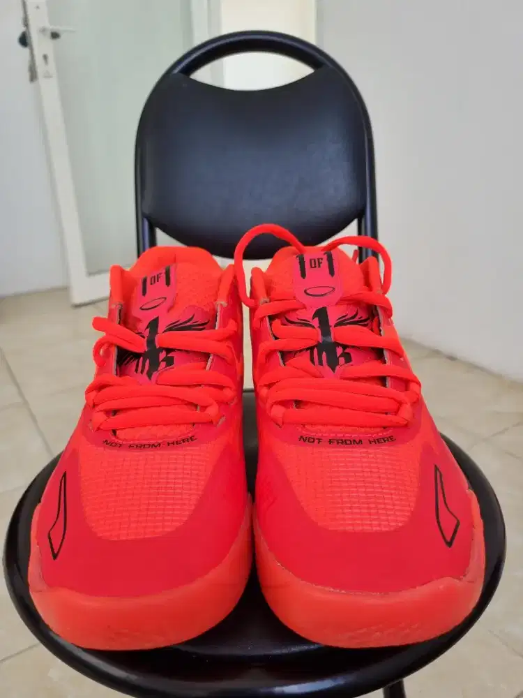 Puma MB. 01 Not From Here LaMelo Ball Red Blast 377237-02 | 100% Ori