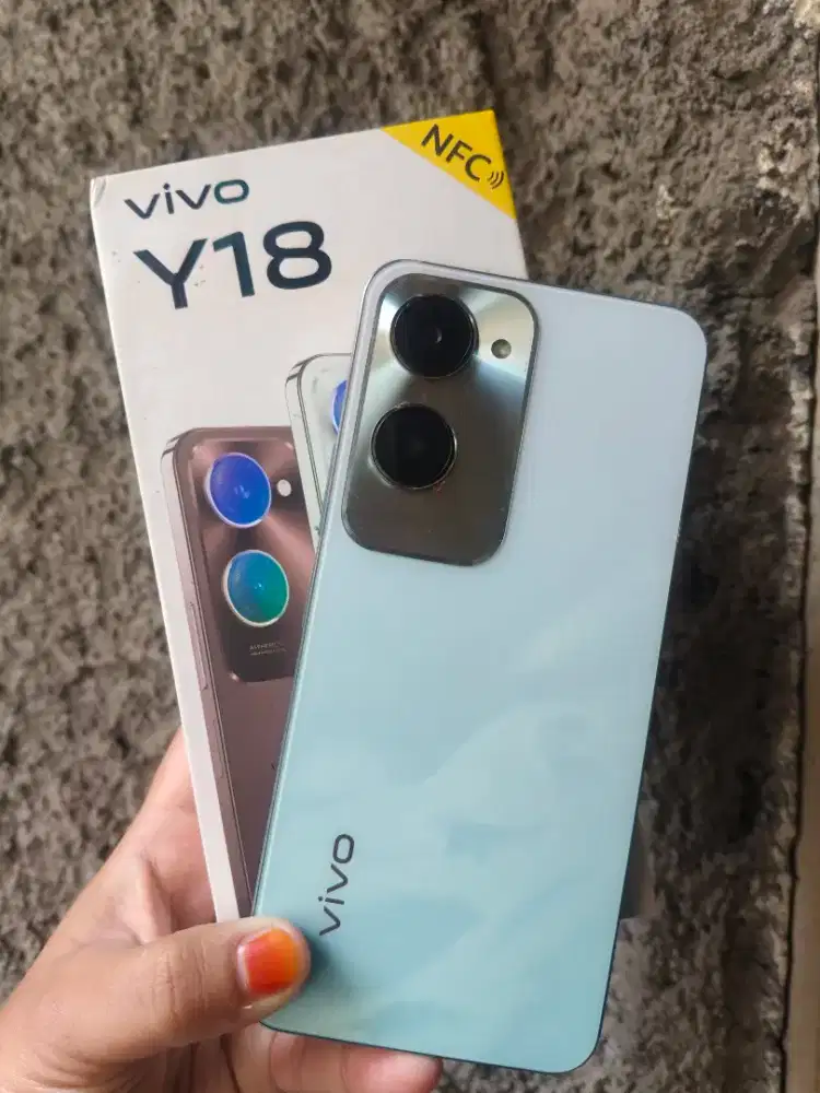 Vivo y18 6+6/128gb fullset mulus