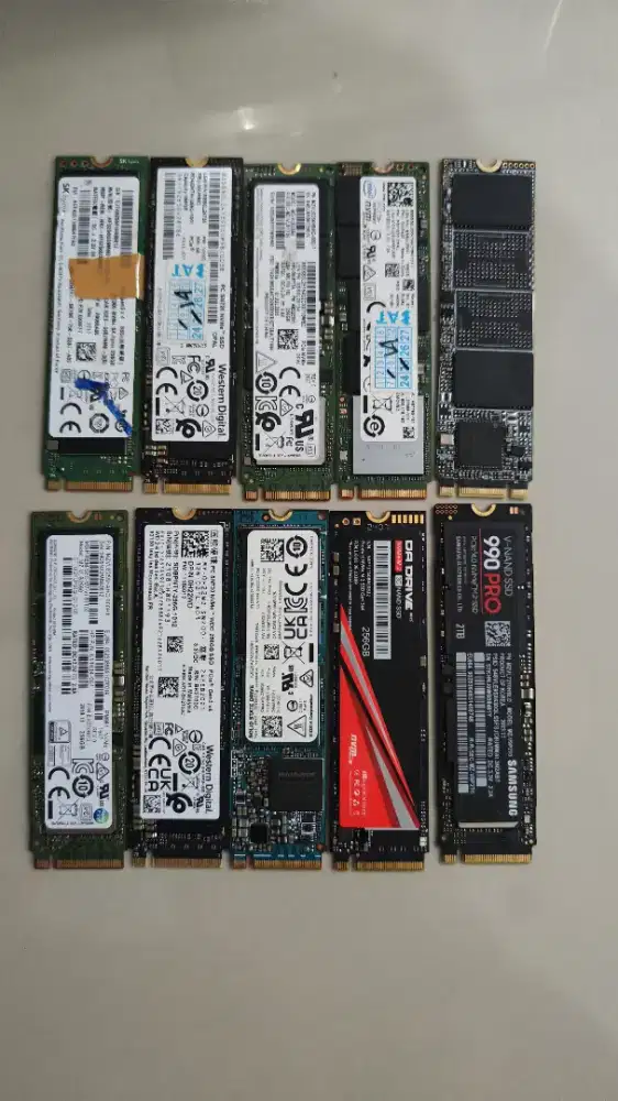 SSD NVMe copotan laptop