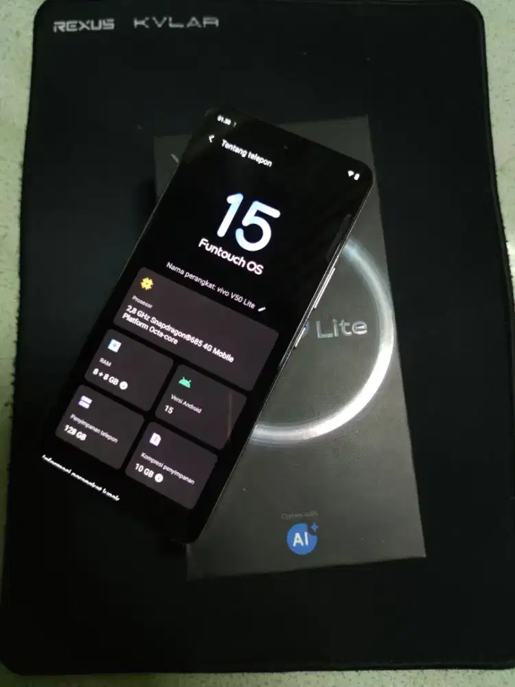 Vivo v50 Lite. Ram 8/128. fullset.