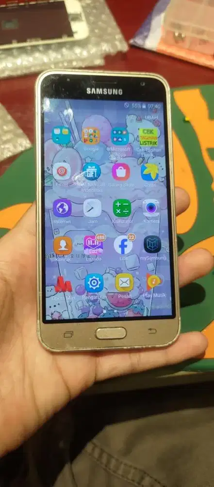 Samsung j3 BU 180 rebu bagus