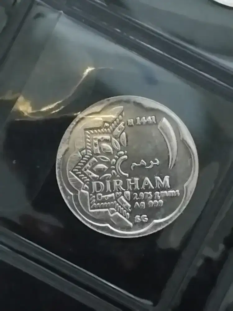 Koin Perak 1 dirham Baitul Mal Nurmadhiyyah Pangdir Bogor