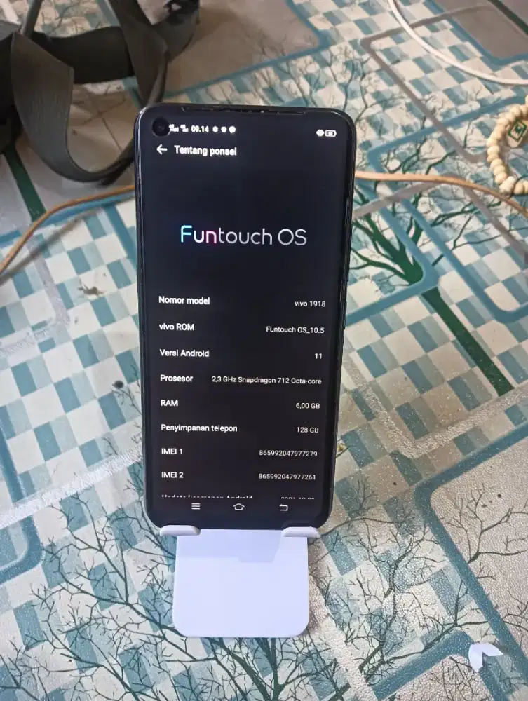 Di jual vivo z1 pro ram 6 Rom 128 4G Qualcomm SDM712 Snapdragon 712