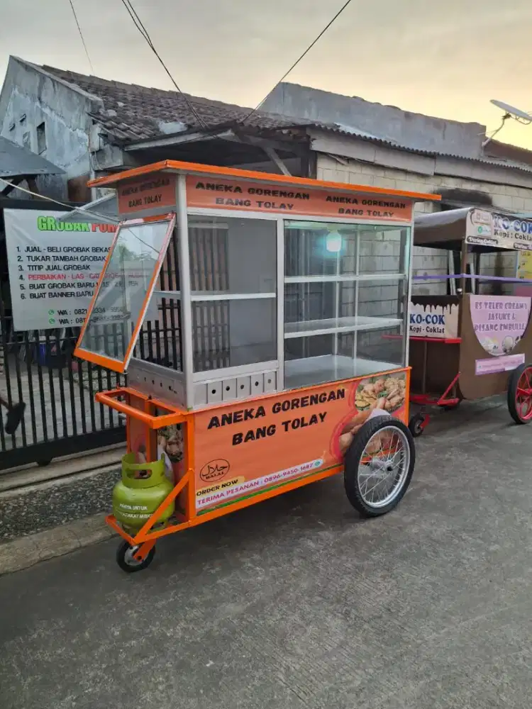 Gerobak Gorengan/ Ayam Bakar/ Dimsum-DLL