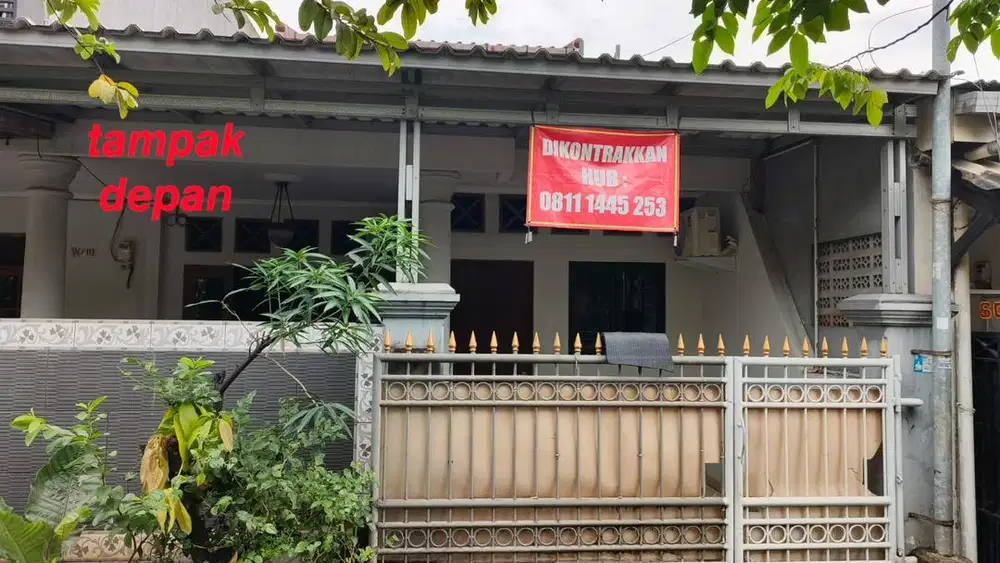 Sewa Rumah 2 lantai area luas