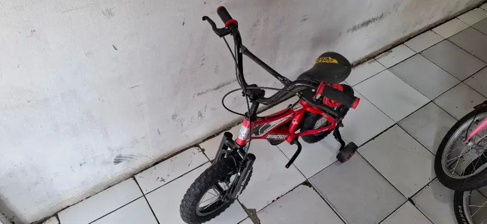 Sepeda bmx anak wimcycle street metal ring 12 inc