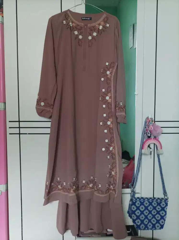 Gamis Malay bordir