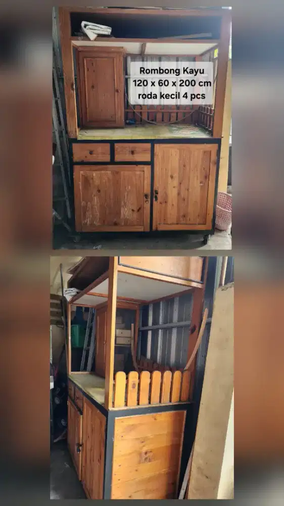 Dijual Rombong Kayu. Orchid Regency Sidoajo.